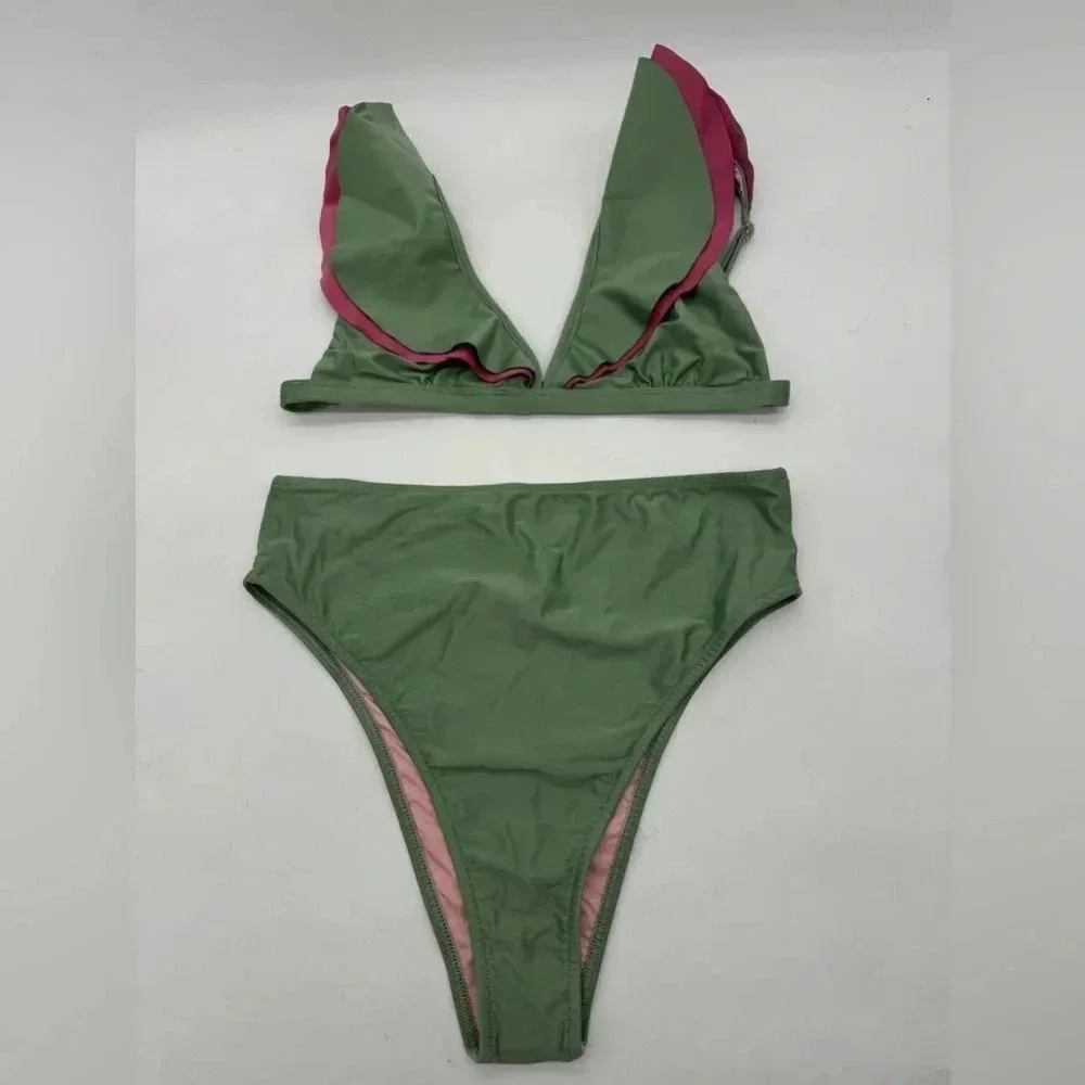 Farm Rio Ruffle Bikini Set XL B1396 - Picture 4 of 7